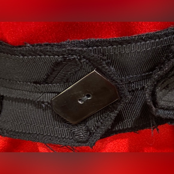 Prada vintage very creative black fabric belt main image 15
